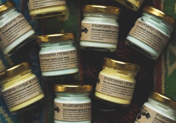 jars with cosmetics